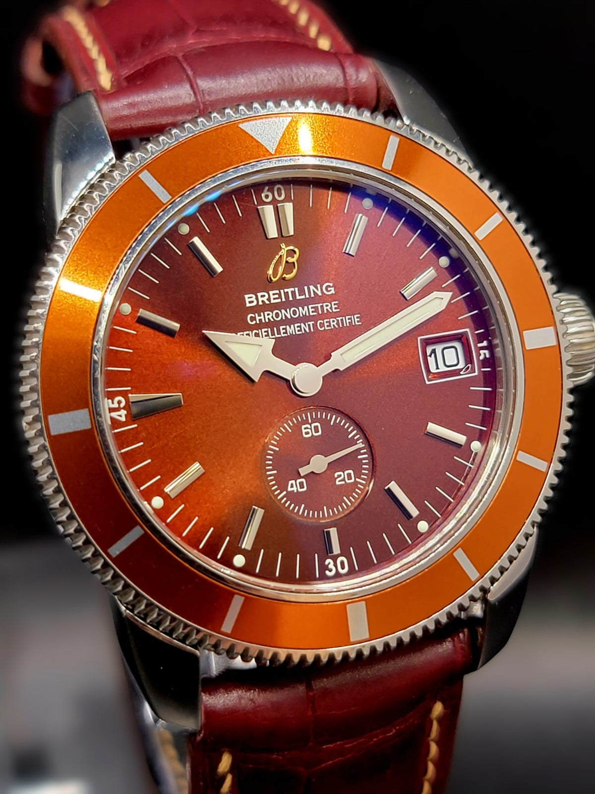 ***AAA+ PREMIER*** 38mm Breitling Superocean A37320 Stainless Steel Men's Watch **USA SHIPPED**