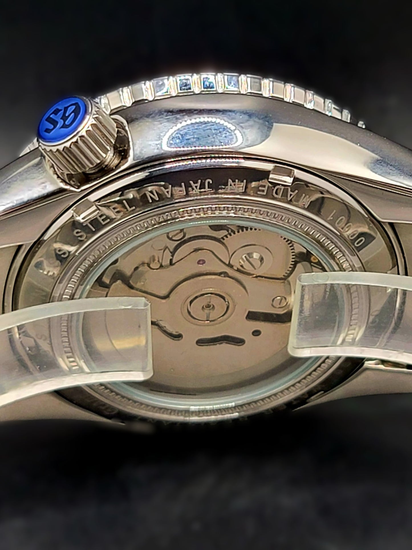 ***BRAND NEW*** CUSTOM MOD (GRAND SEIKO SPORT TRIPLE TIMEZONE) BLACK AND WHITE NH34 NEW **IN STOCK, SERIOUS INQUIRIES ONLY PLEASE**