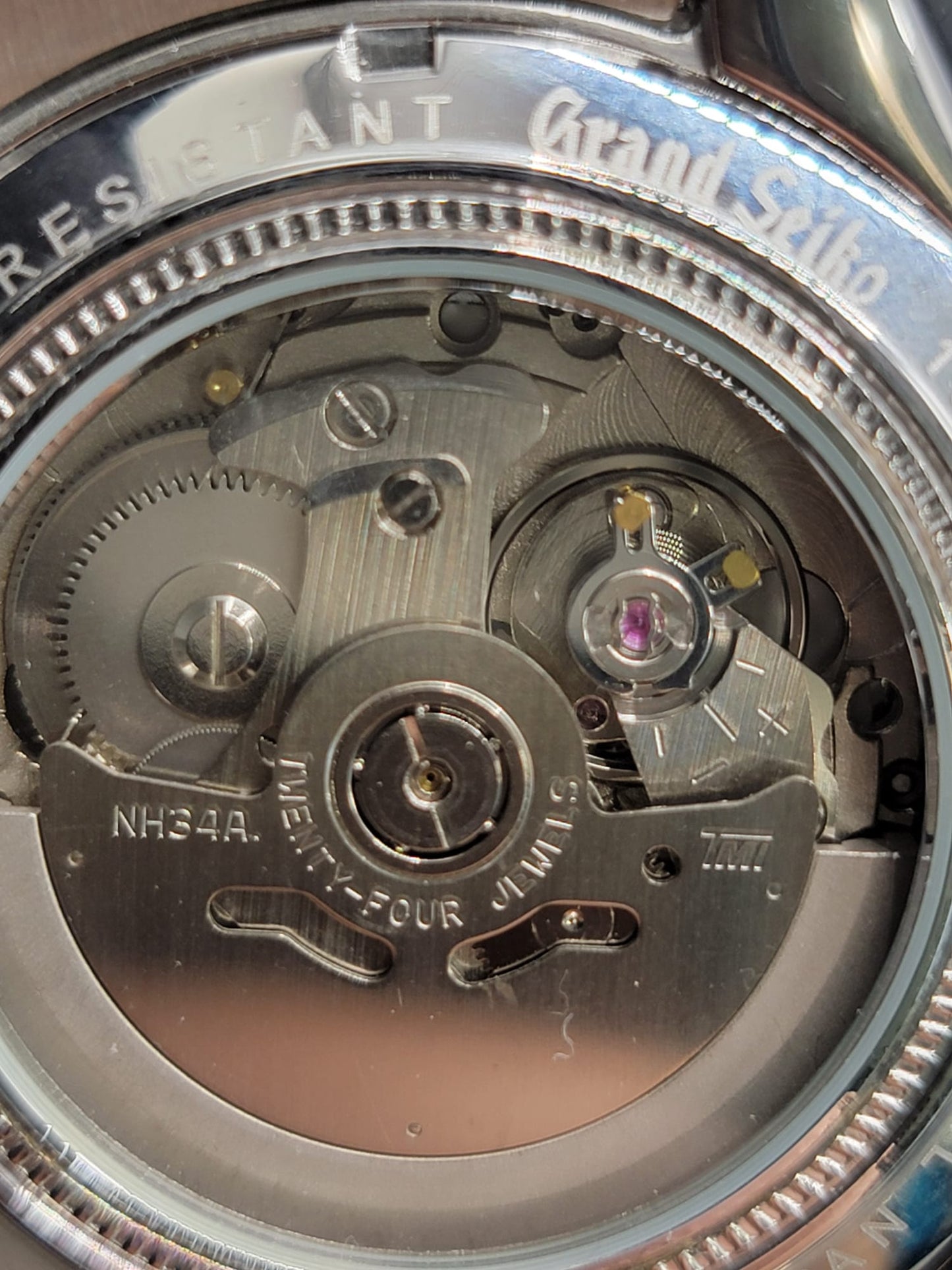***BRAND NEW*** CUSTOM MOD (GRAND SEIKO SPORT TRIPLE TIMEZONE) GREEN AND WHITE NH34 NEW **IN STOCK, SERIOUS INQUIRIES ONLY PLEASE**