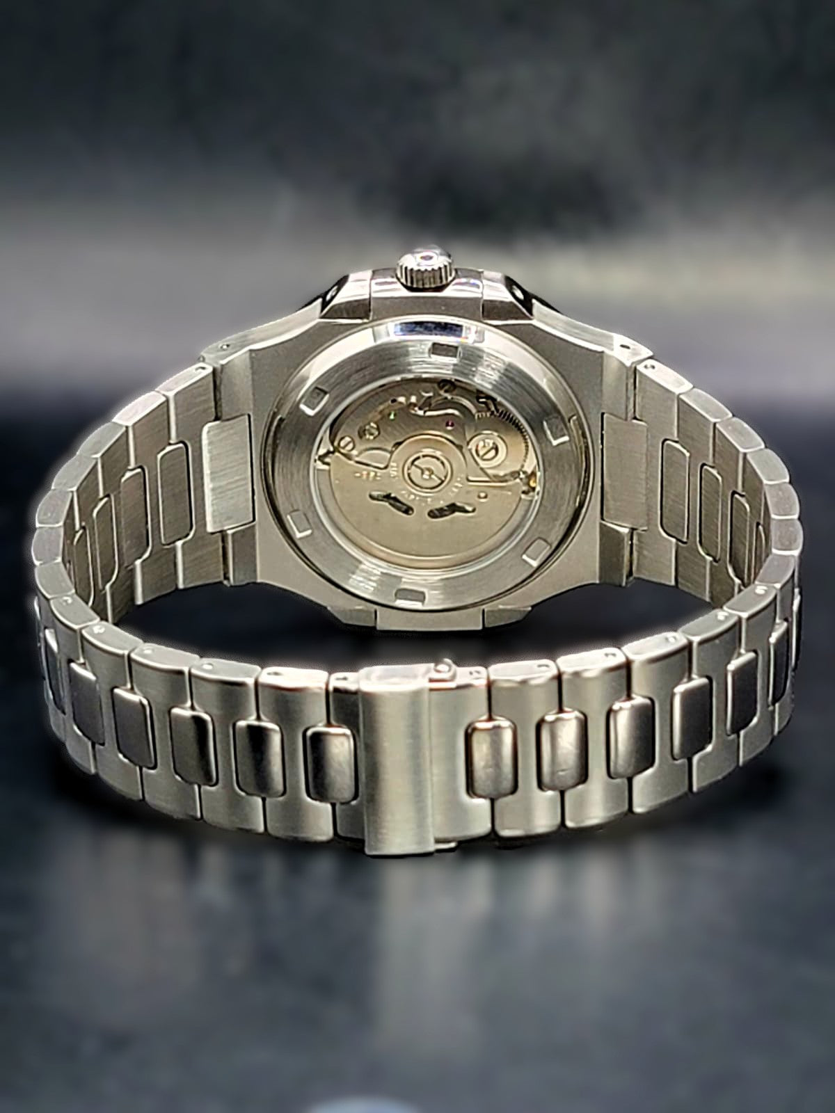 CUSTOM SEIKO NAUTILUS GREY DIAL MOD WATCH Automatic Movement