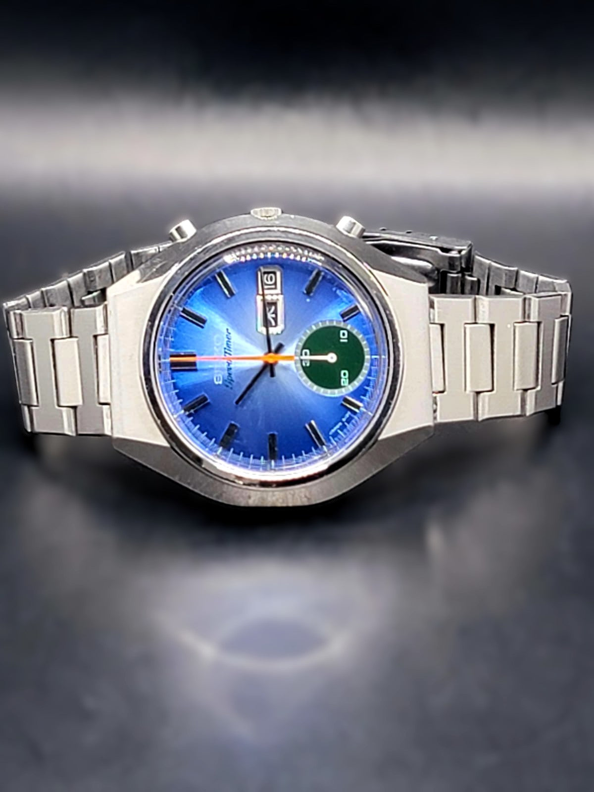 Stunning Vintage 1975 - 78 Seiko 5 Sports Speed Timer 6139-8040 Automatic Watch