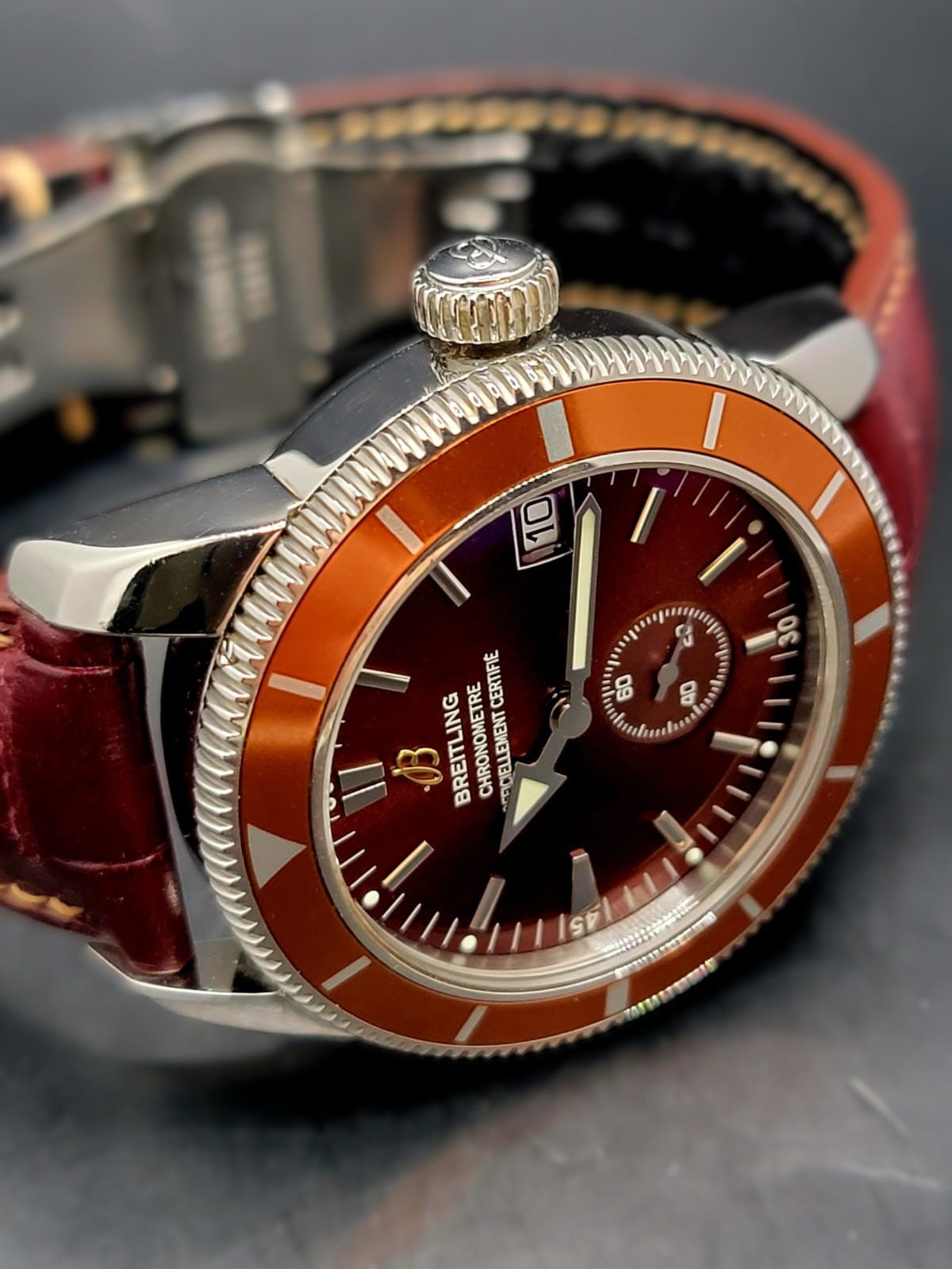 ***AAA+ PREMIER*** 38mm Breitling Superocean A37320 Stainless Steel Men's Watch **USA SHIPPED**