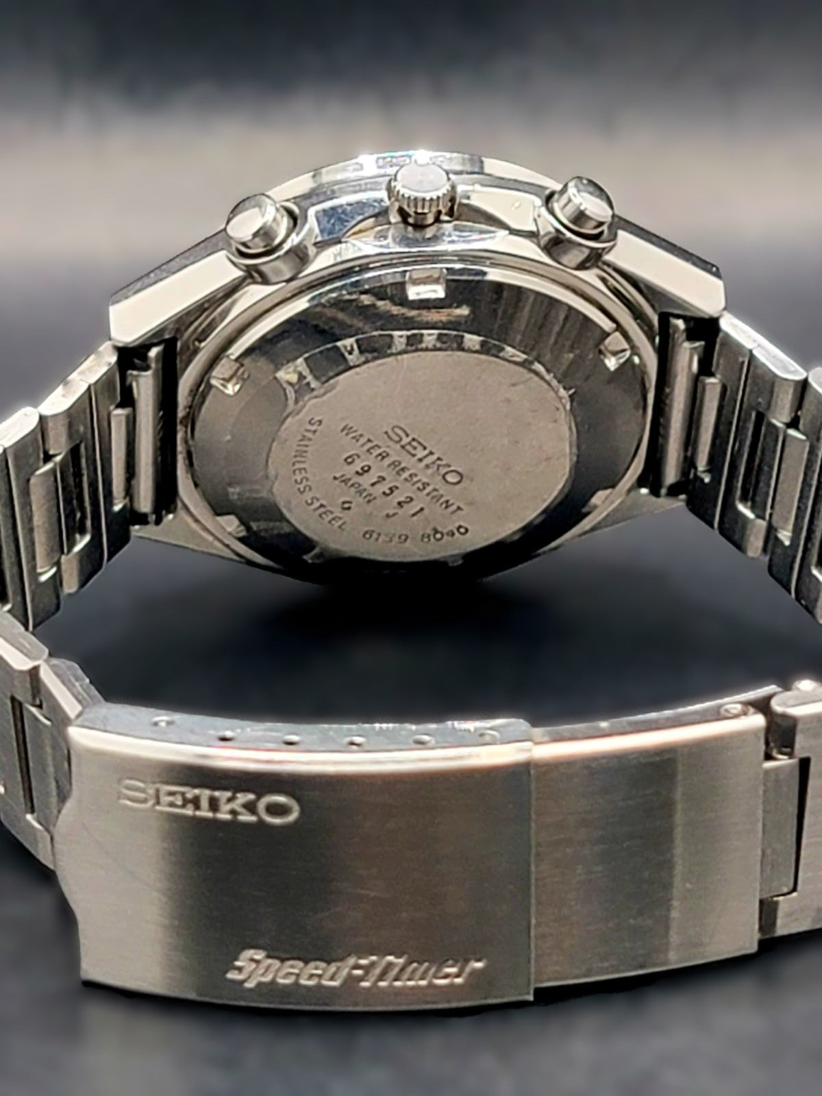 Stunning Vintage 1975 - 78 Seiko 5 Sports Speed Timer 6139-8040 Automatic Watch