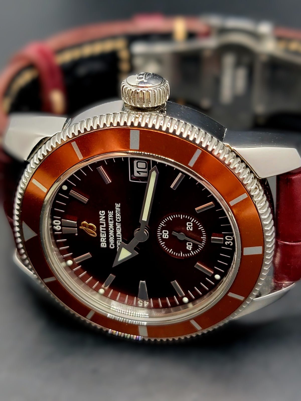 ***AAA+ PREMIER*** 38mm Breitling Superocean A37320 Stainless Steel Men's Watch **USA SHIPPED**
