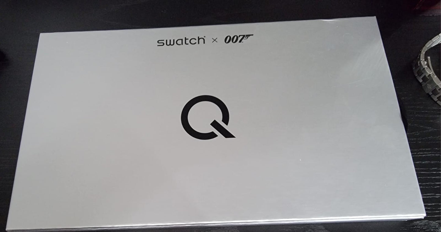 SWATCH: X 007 Q2 No Time To DIE James Bond BRAND NEW SS07Z102, Limited Edition!
