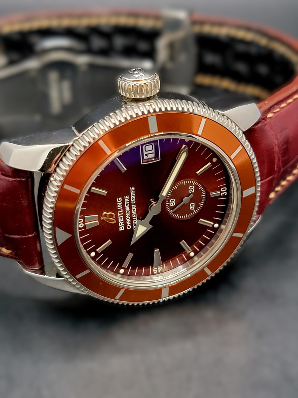 ***AAA+ PREMIER*** 38mm Breitling Superocean A37320 Stainless Steel Men's Watch **USA SHIPPED**