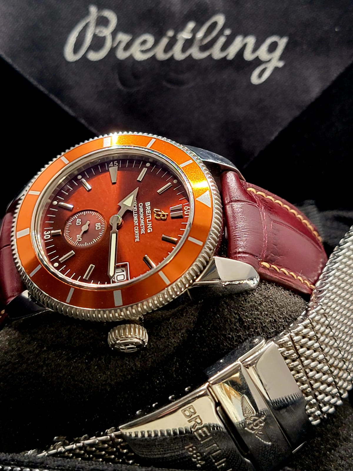 ***AAA+ PREMIER*** 38mm Breitling Superocean A37320 Stainless Steel Men's Watch **USA SHIPPED**