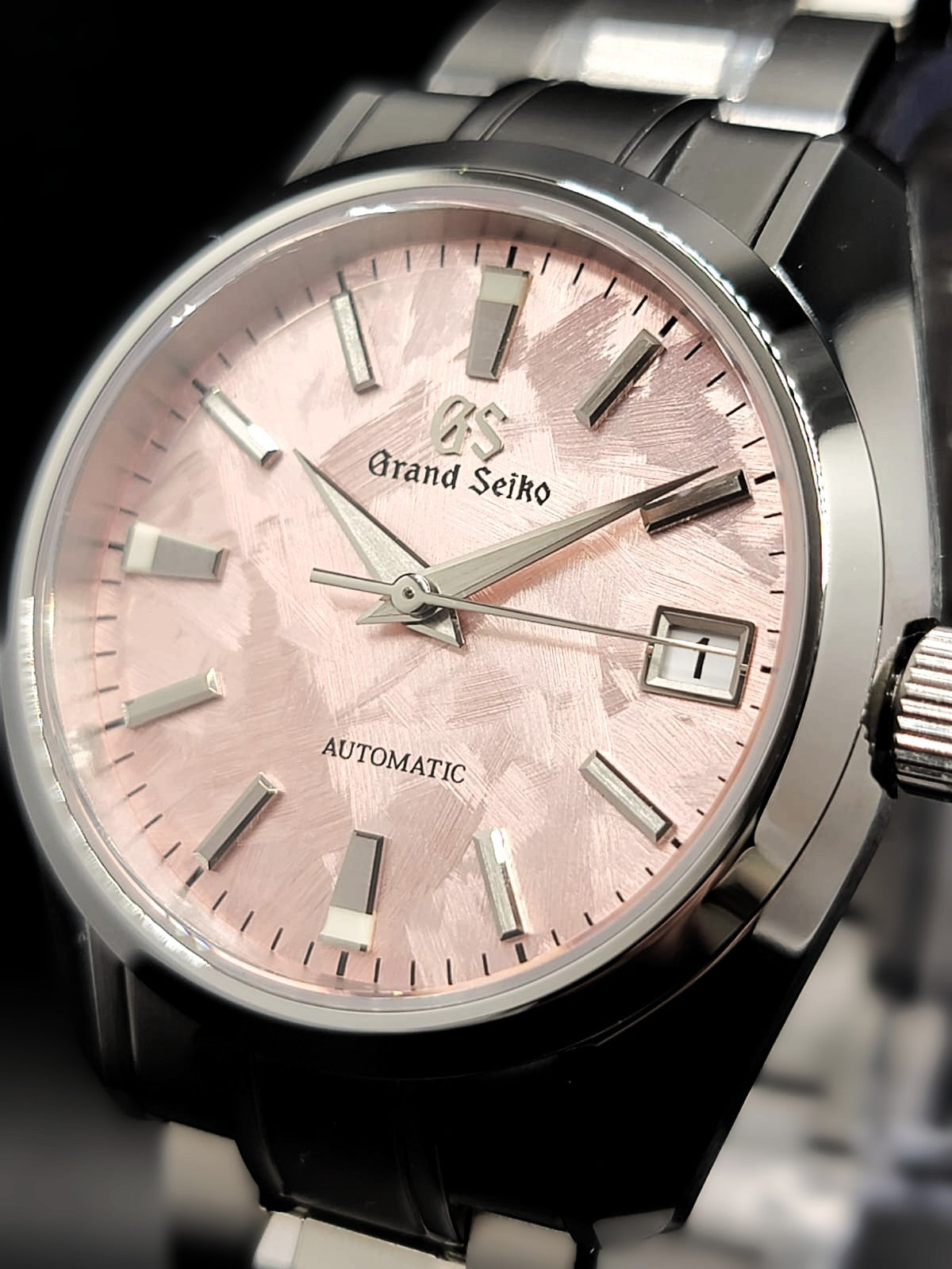 **LIMITED RUN** CUSTOM MOD GRAND SEIKO SHUNBUN - SAKURA PINK 36MM NH35 AUTO EXHIBITION CASEBACK **BUILD TO ORDER, SERIOUS INQUIRIES ONLY PLEASE!**