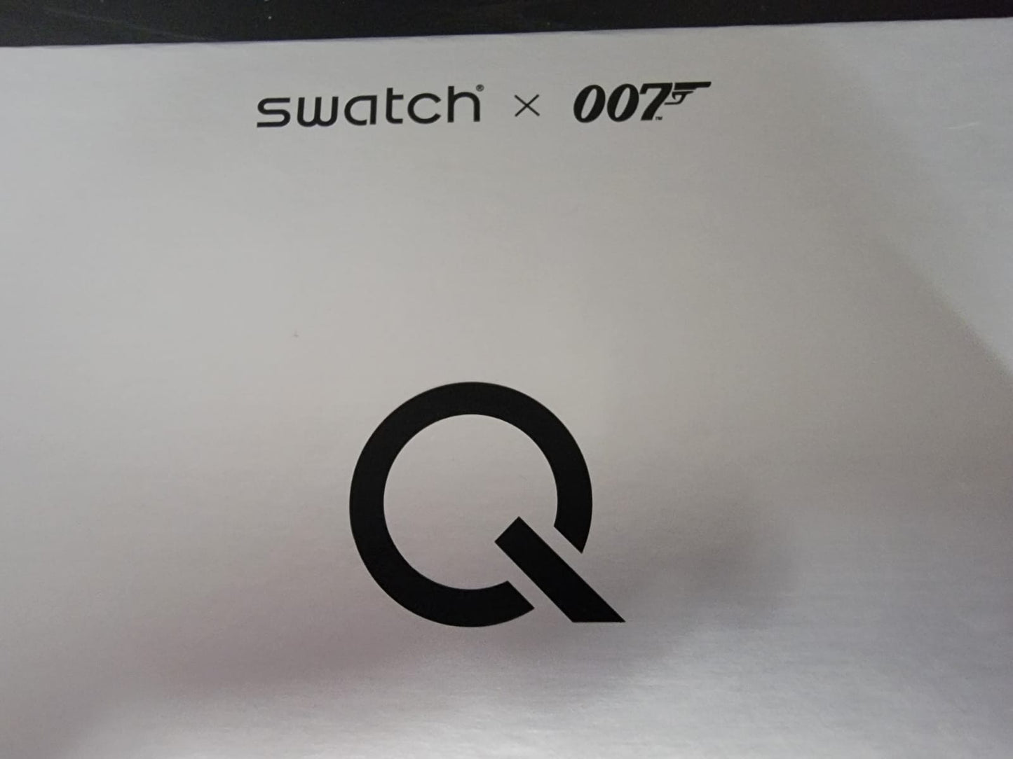 SWATCH: X 007 Q2 No Time To DIE James Bond BRAND NEW SS07Z102, Limited Edition!