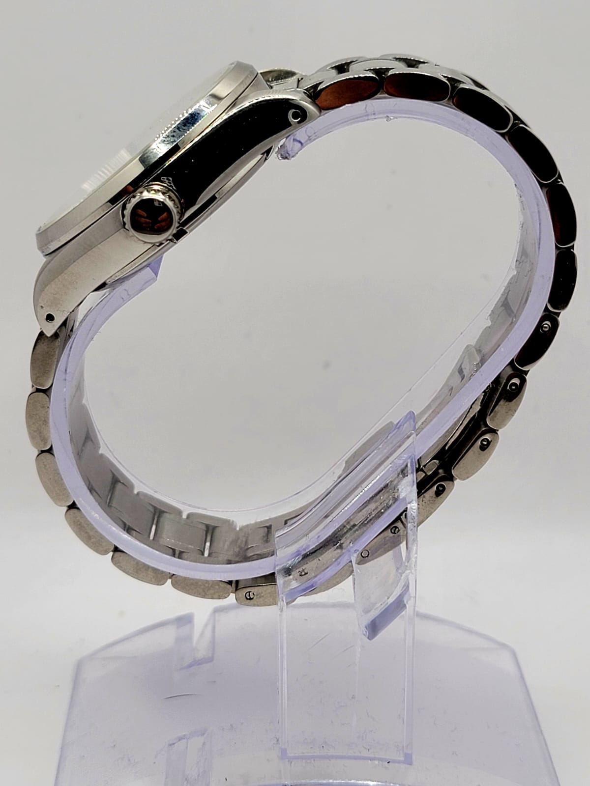 CUSTOM MOD (GRAND SEIKO HERITAGE ) WHITE TEXTURED 38mm DIAL AUTOMATIC NH35A MOVEMENT NEW