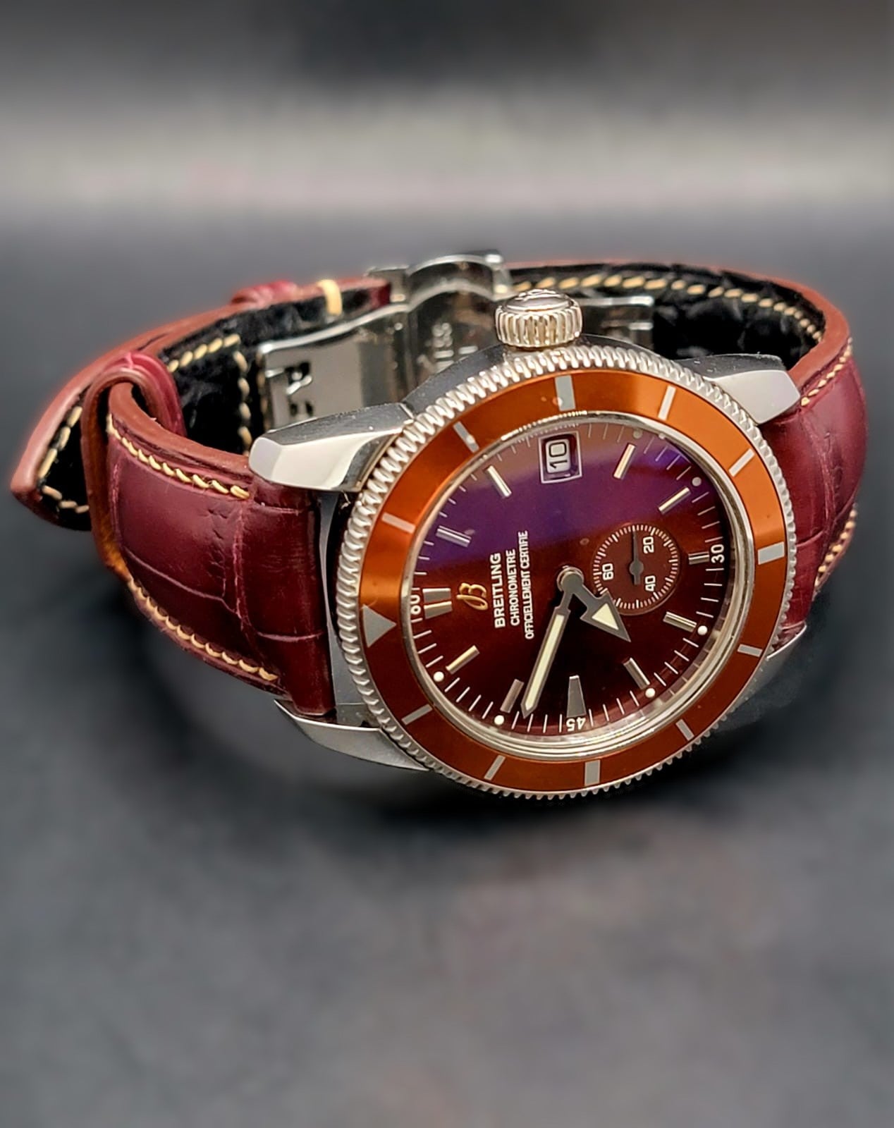 ***AAA+ PREMIER*** 38mm Breitling Superocean A37320 Stainless Steel Men's Watch **USA SHIPPED**