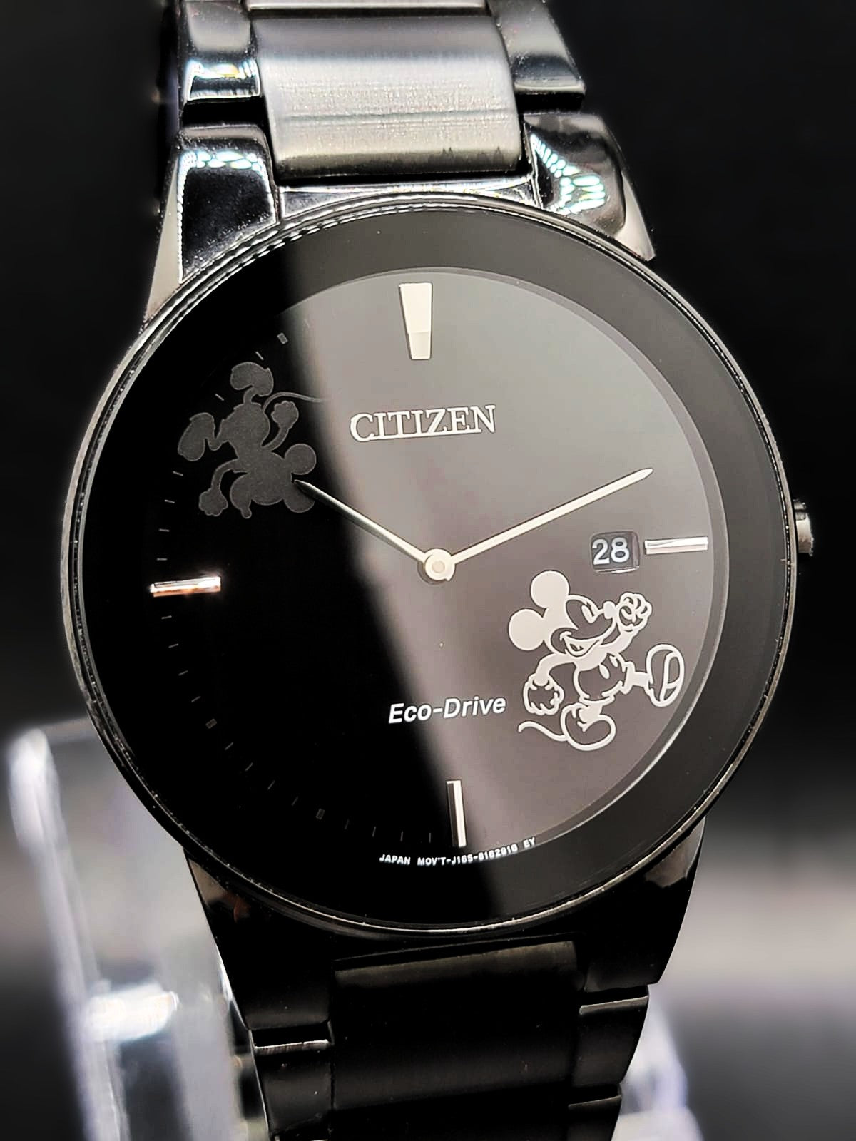 CITIZEN ECO-DRIVE MICKEY MOUSE 40mm MENS BLACK