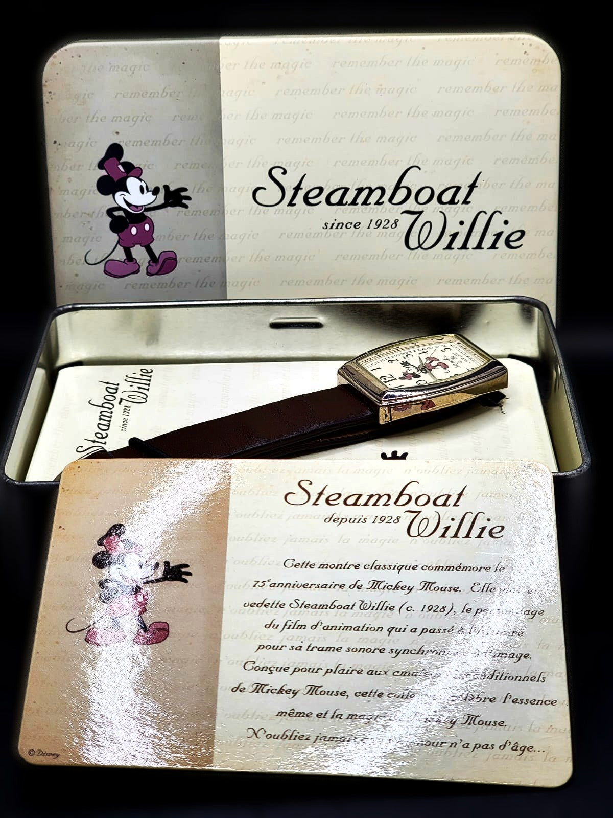 MICKEY MOUSE - STEAMBOAT WILLIE SINCE 1928- COLLECTORS SET