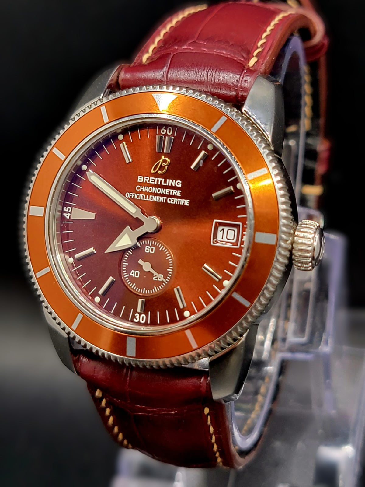 ***AAA+ PREMIER*** 38mm Breitling Superocean A37320 Stainless Steel Men's Watch **USA SHIPPED**