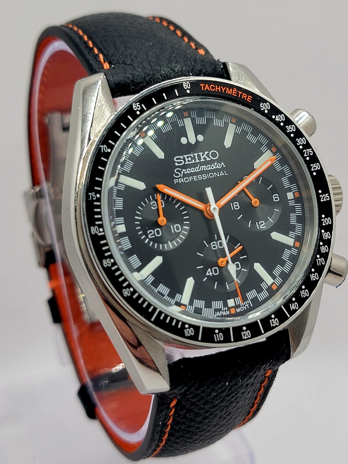 Custom MOD 40mm Speed Racing Homage Watch w/ VK63 Chronograph Mvmnt Mens