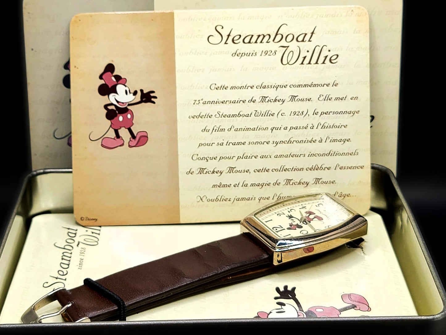 MICKEY MOUSE - STEAMBOAT WILLIE SINCE 1928- COLLECTORS SET