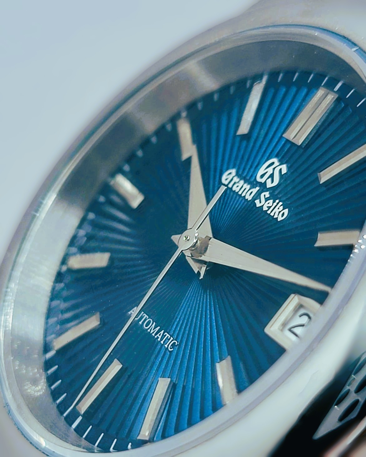 CUSTOM MOD (GRAND SEIKO BLUE TEMPTATIONS) AUTO 6R35A MOVEMENT EXIBITION BACK NEW