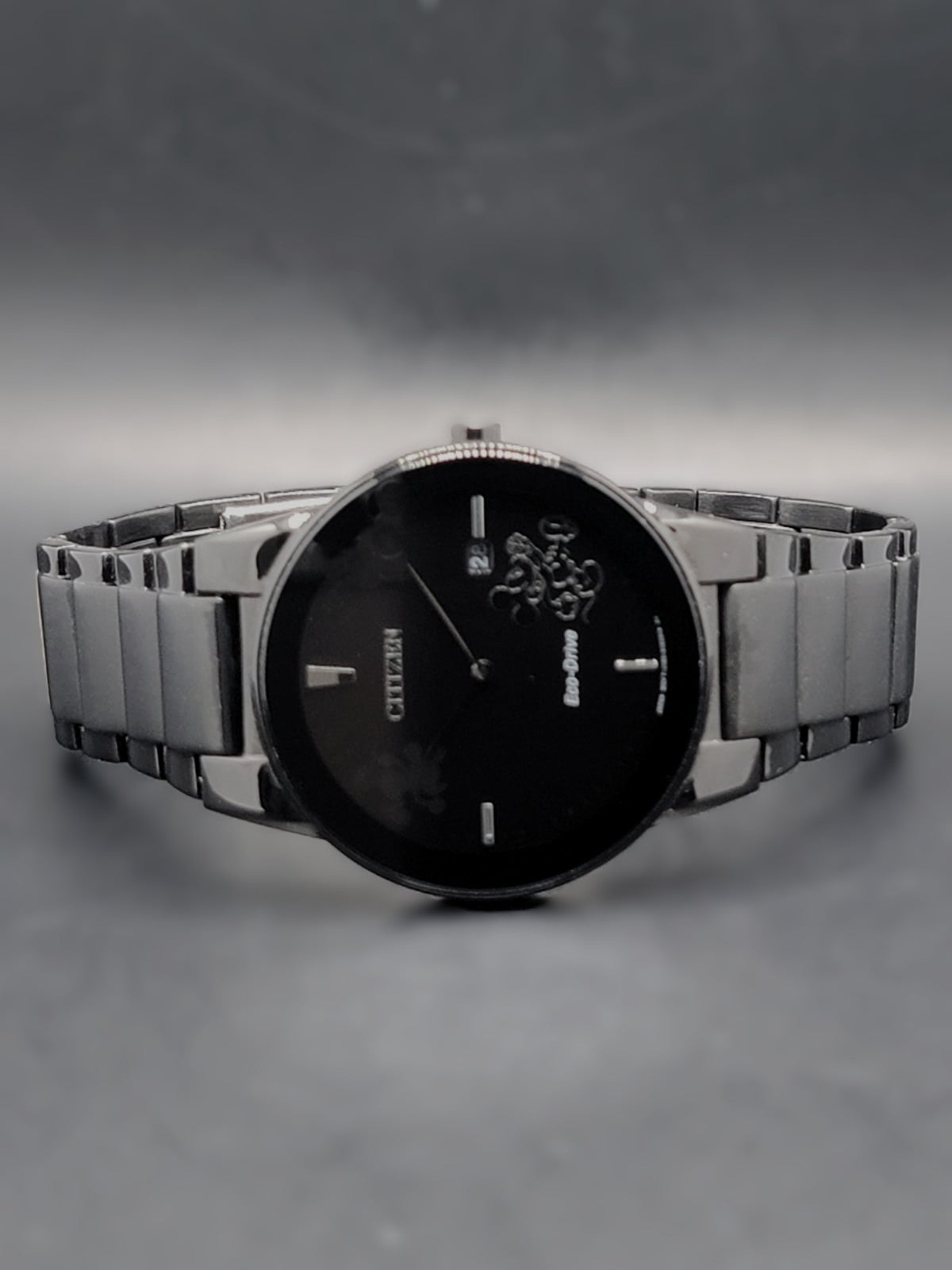 CITIZEN ECO-DRIVE MICKEY MOUSE 40mm MENS BLACK