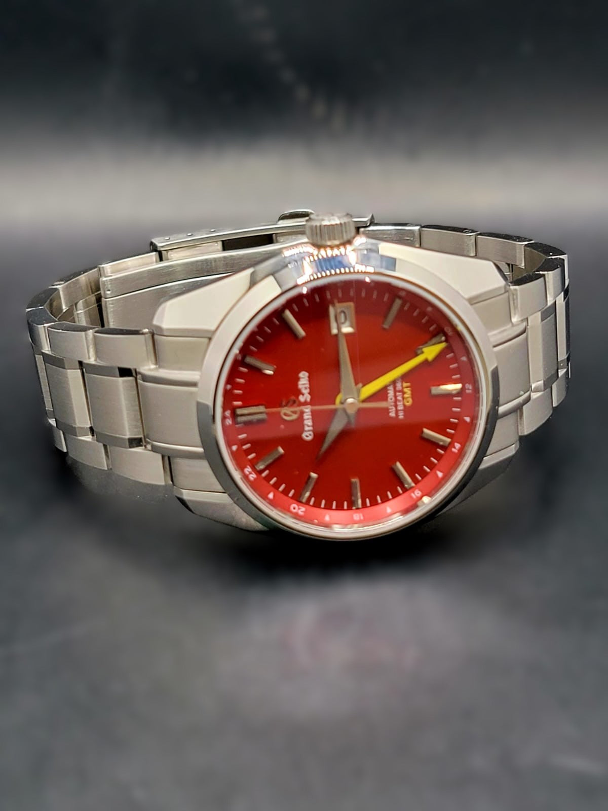 **BRAND NEW PREMIER** CUSTOM PREMIER 40MM MOD (GRAND SEIKO HERITAGE GMT) RED DIAL, SS BRACELET, NH34GMT AUTOMATIC NEW **IN STOCK, SERIOUS INQUIRIES ONLY PLEASE!**