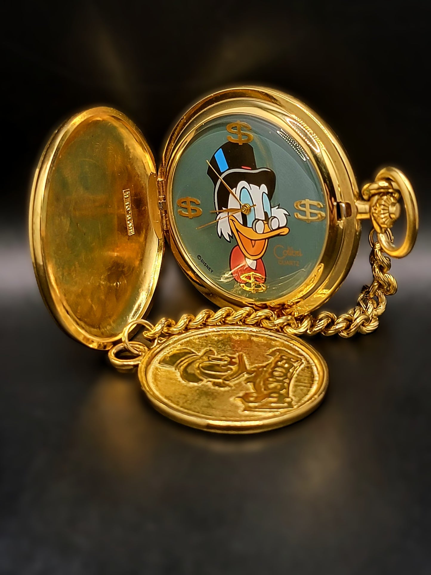 UNCLE SCROOGE BOXED POCKET WATCH