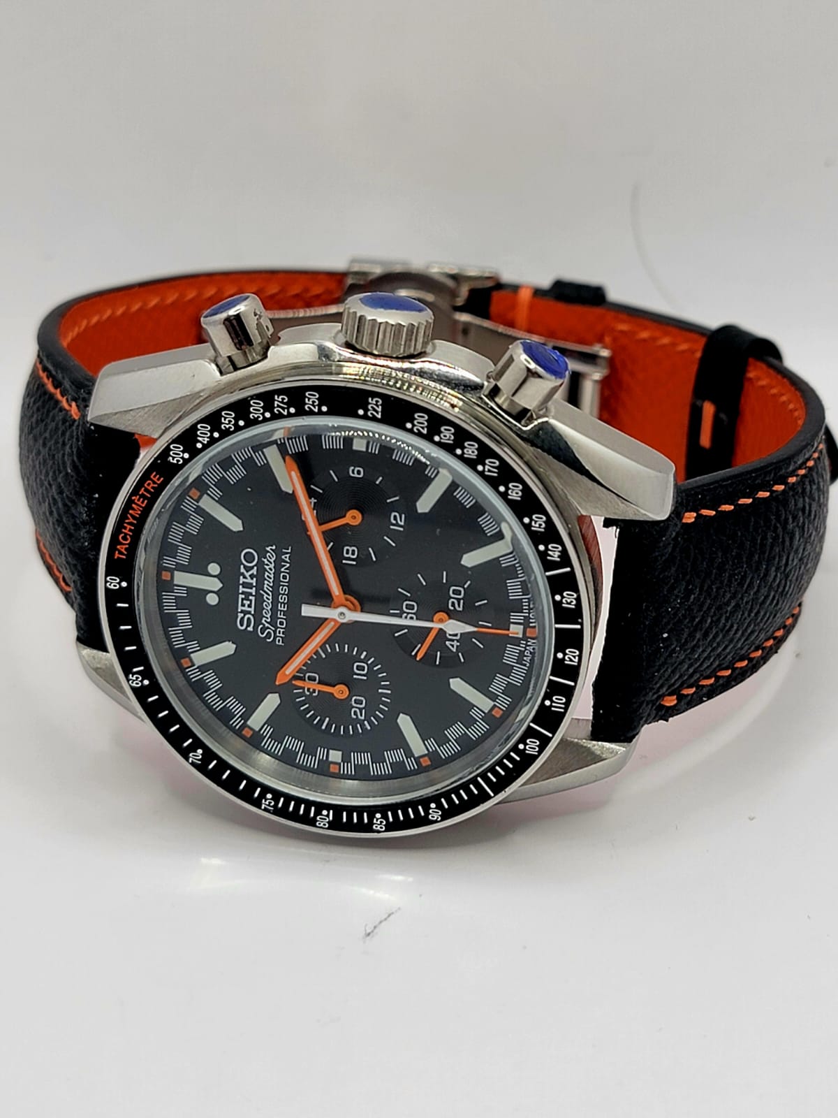 Custom MOD 40mm Speed Racing Homage Watch w/ VK63 Chronograph Mvmnt Mens