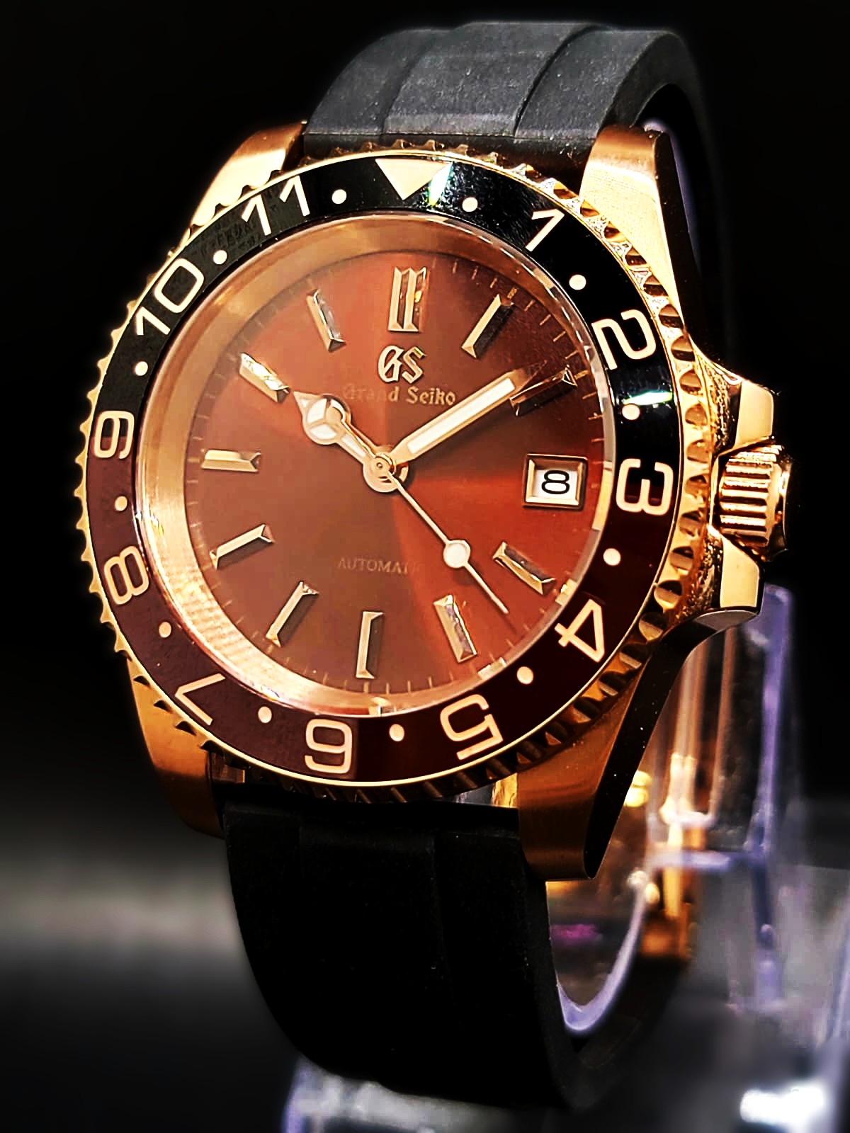 CUSTOM MOD GRAND SEIKO ROSE GOLD NH35