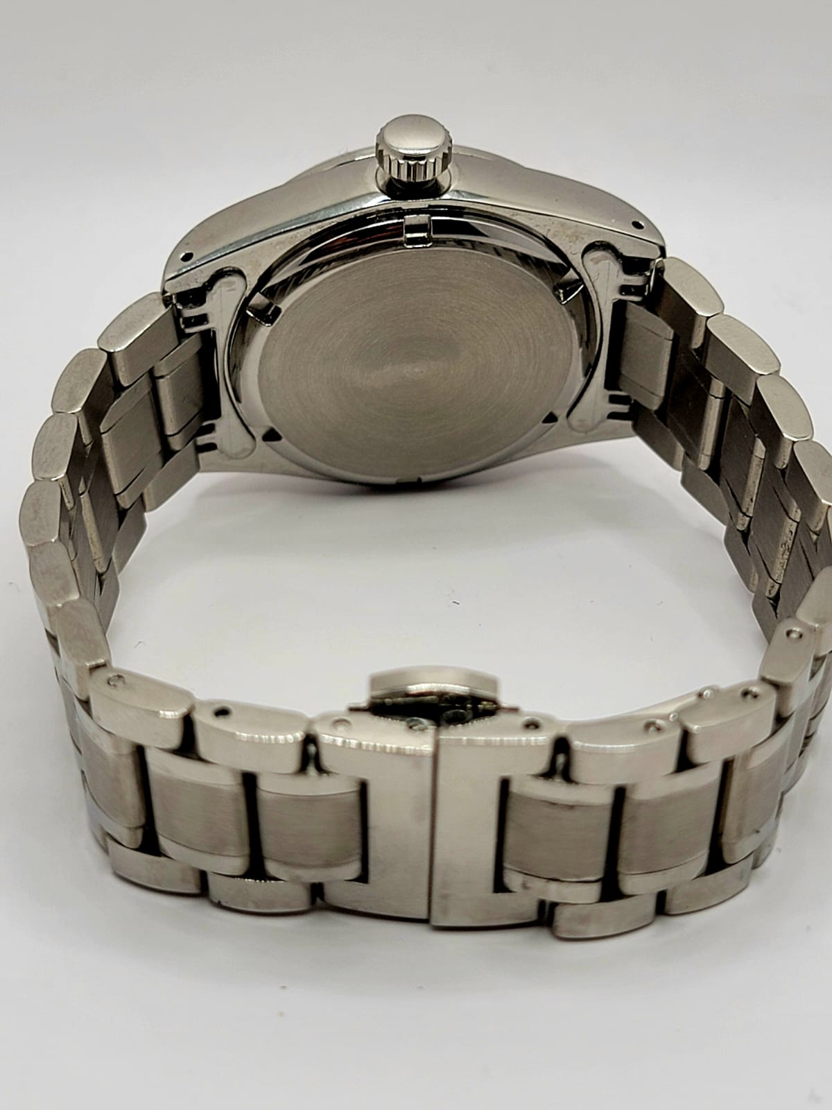CUSTOM MOD (GRAND SEIKO HERITAGE ) WHITE TEXTURED 38mm DIAL AUTOMATIC NH35A MOVEMENT NEW