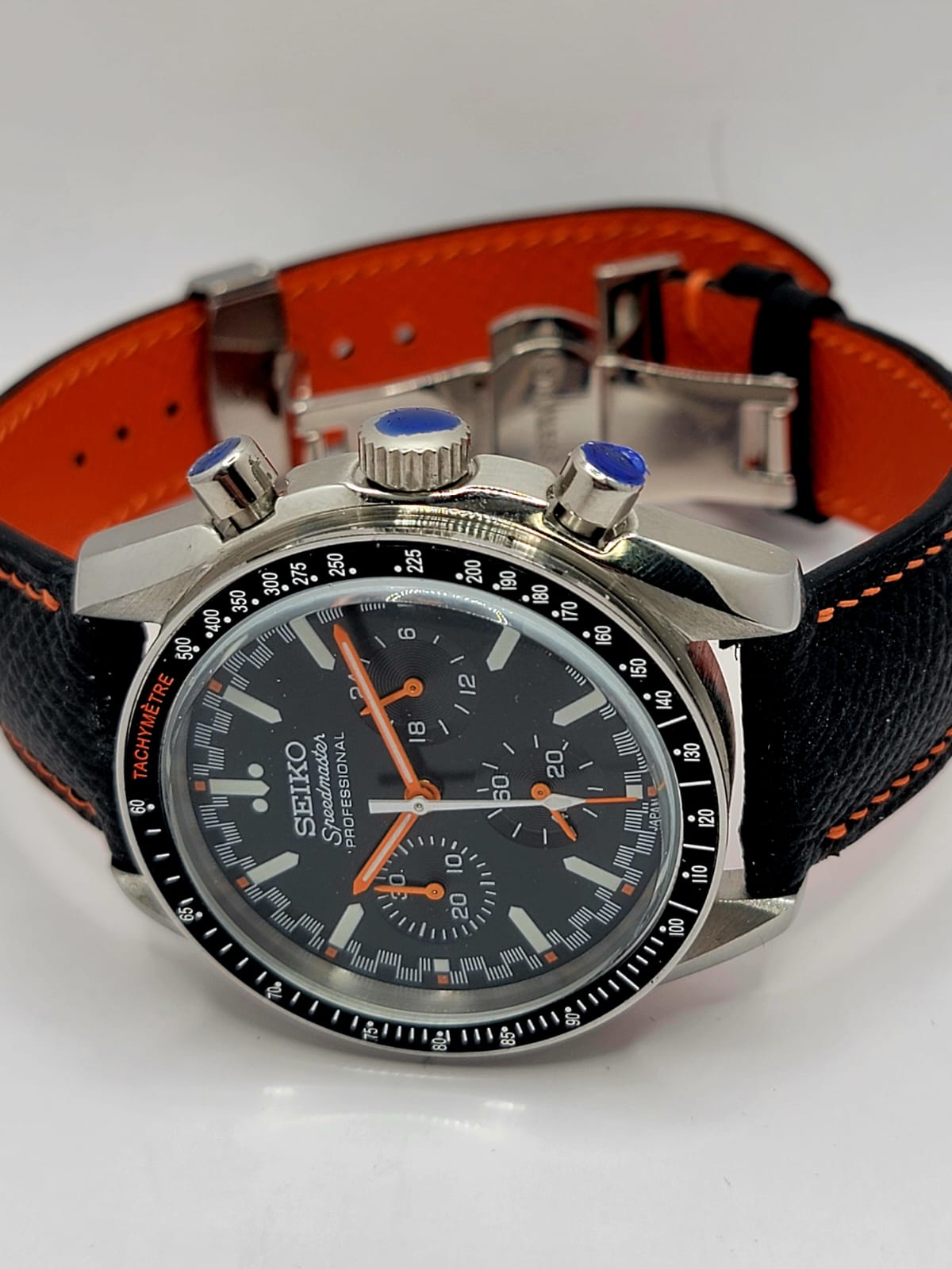 Custom MOD 40mm Speed Racing Homage Watch w/ VK63 Chronograph Mvmnt Mens