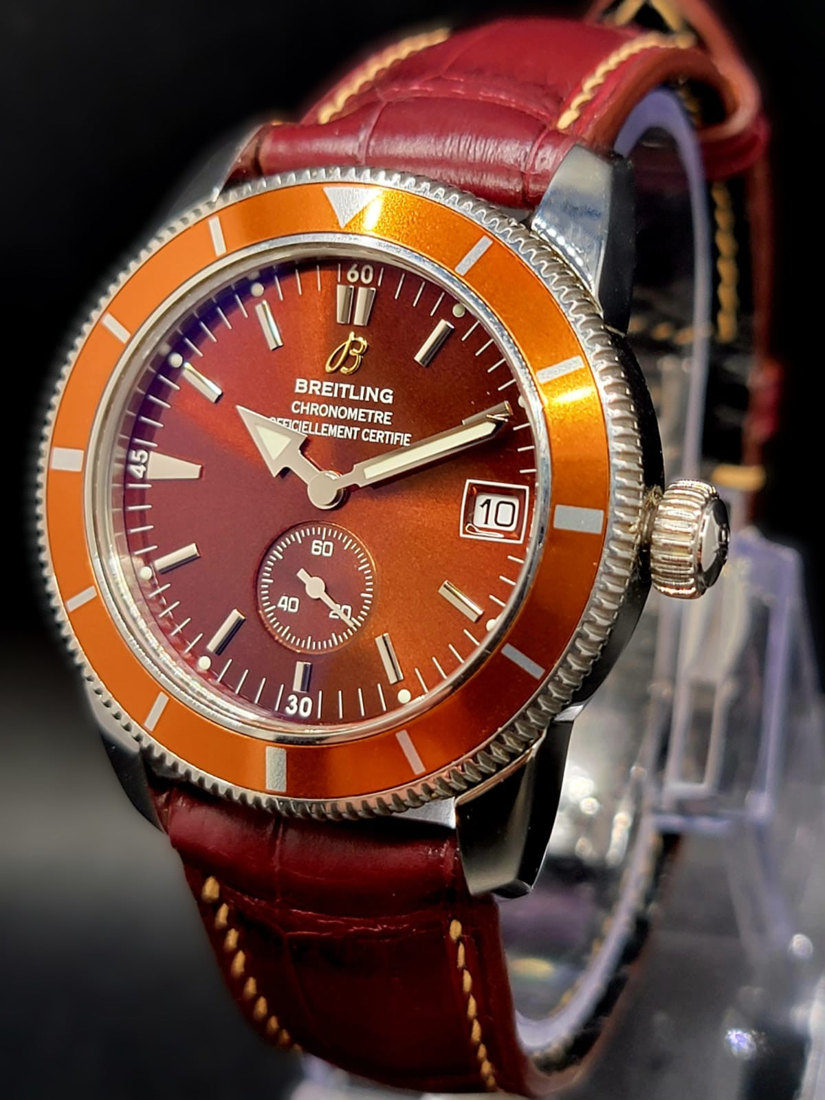 ***AAA+ PREMIER*** 38mm Breitling Superocean A37320 Stainless Steel Men's Watch **USA SHIPPED**