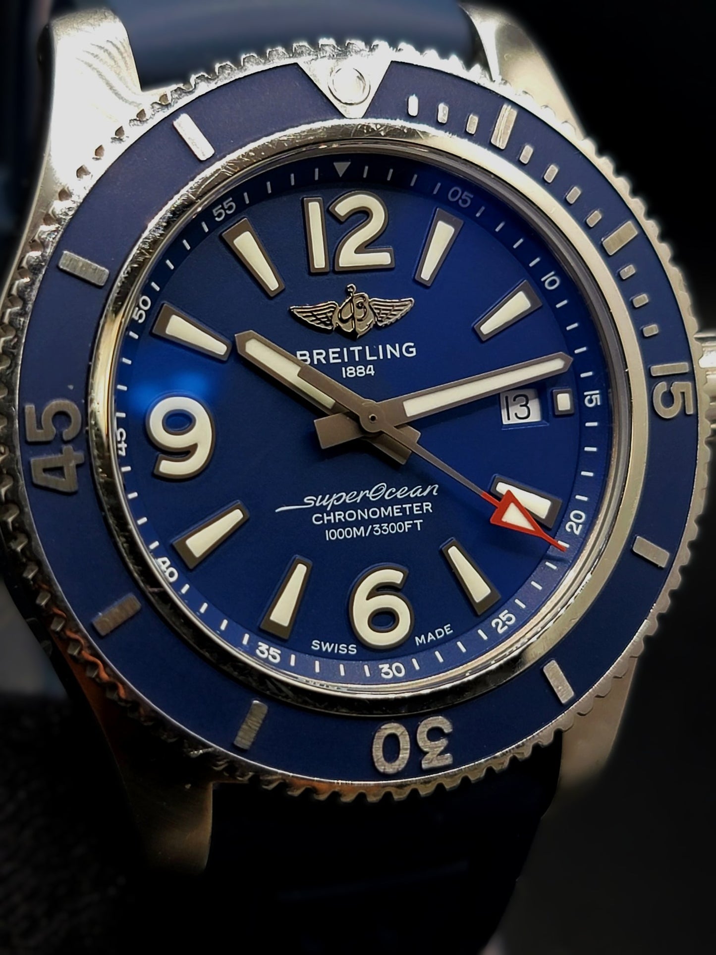 ***AAA+ PREMIER*** Breitling Superocean II Limited Edition Automatic 44 Mens Watch Model #: a17367d81c1s1 **USA SHIPPED**