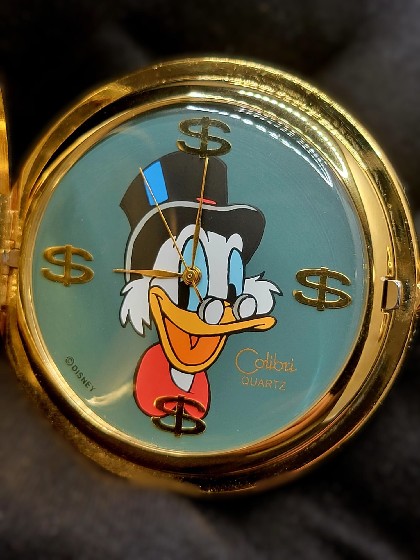 UNCLE SCROOGE BOXED POCKET WATCH