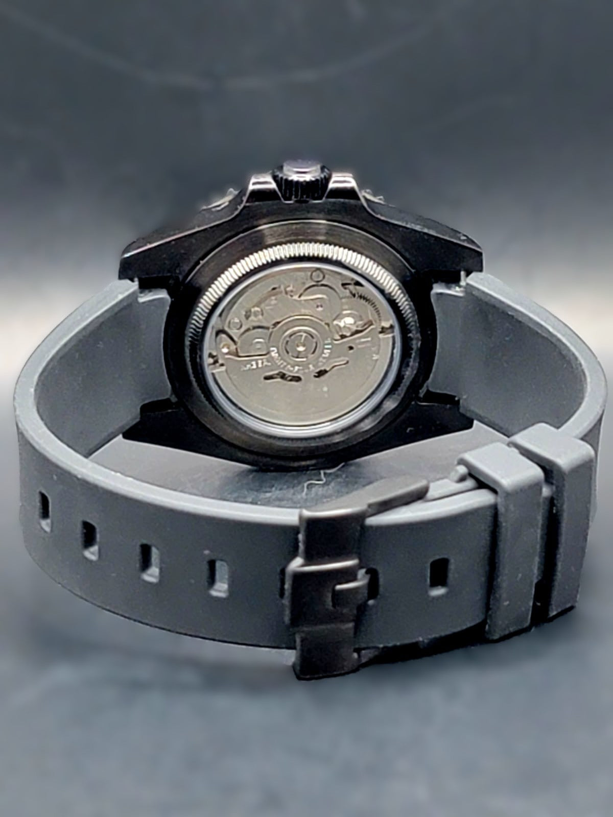 CUSTOM MOD 40mm 20ATM Black PVD Case NH36A Black Dial Automatic Men's Watch
