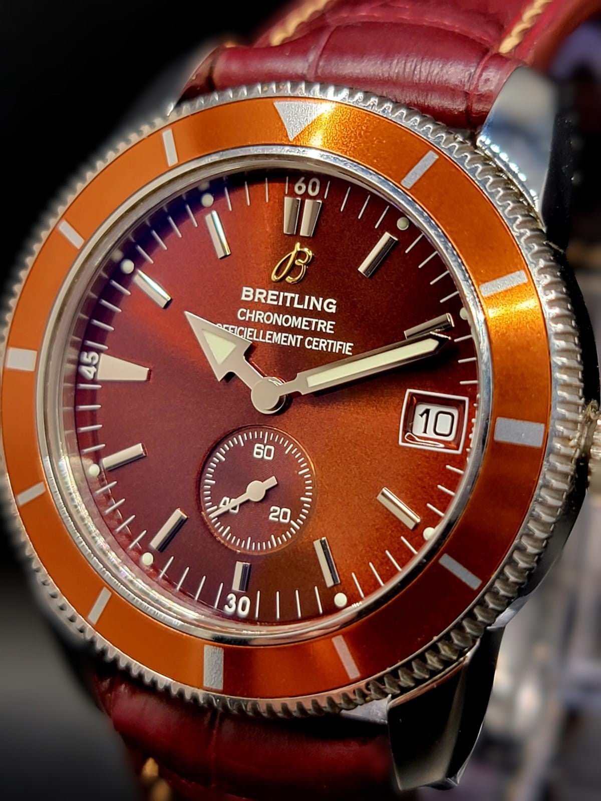 ***AAA+ PREMIER*** 38mm Breitling Superocean A37320 Stainless Steel Men's Watch **USA SHIPPED**
