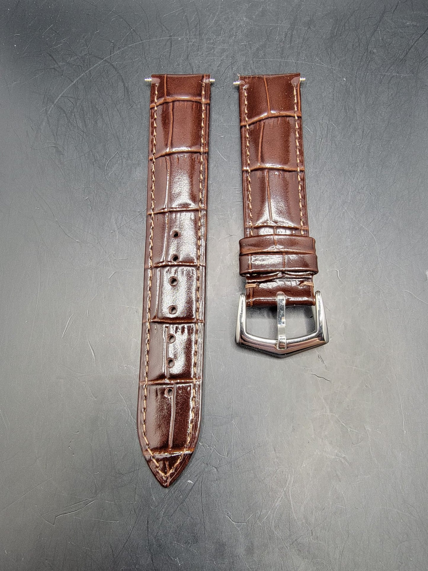 LEATHER BAND - BROWN WITH BUCKLE - ENTRY LEVEL