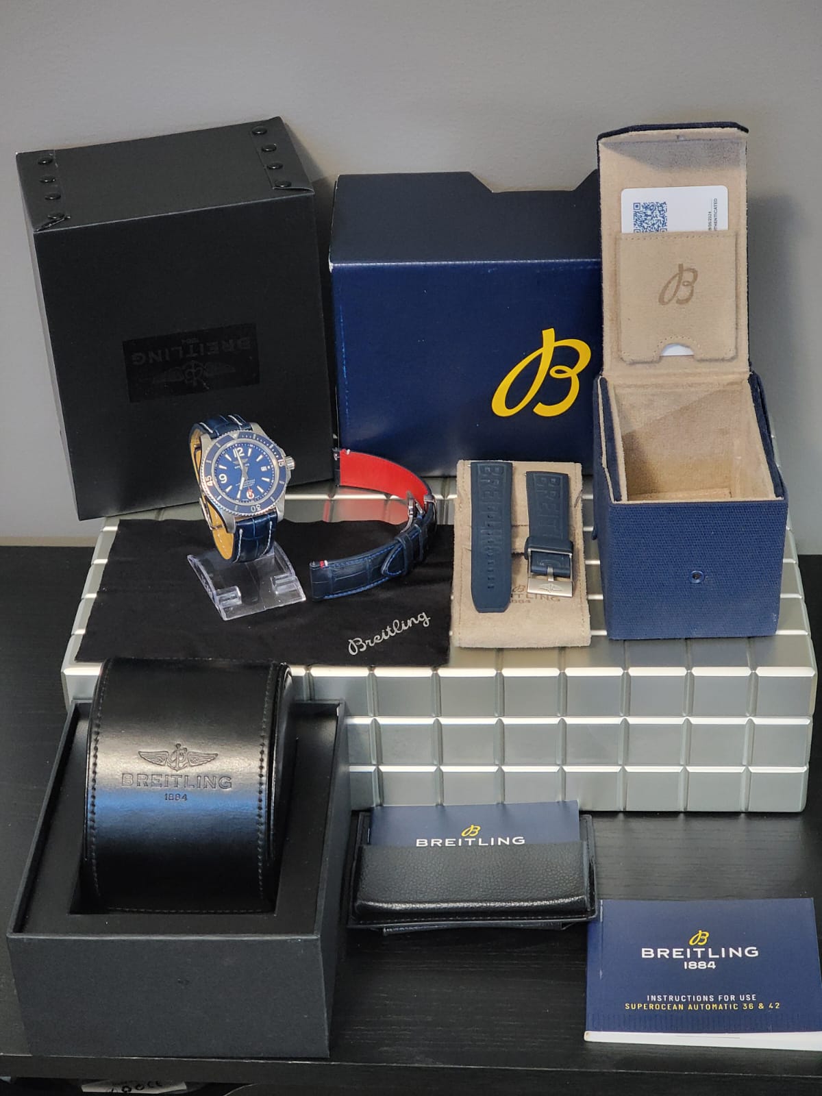 ***AAA+ PREMIER*** Breitling Superocean II Limited Edition Automatic 44 Mens Watch Model #: a17367d81c1s1 **USA SHIPPED**