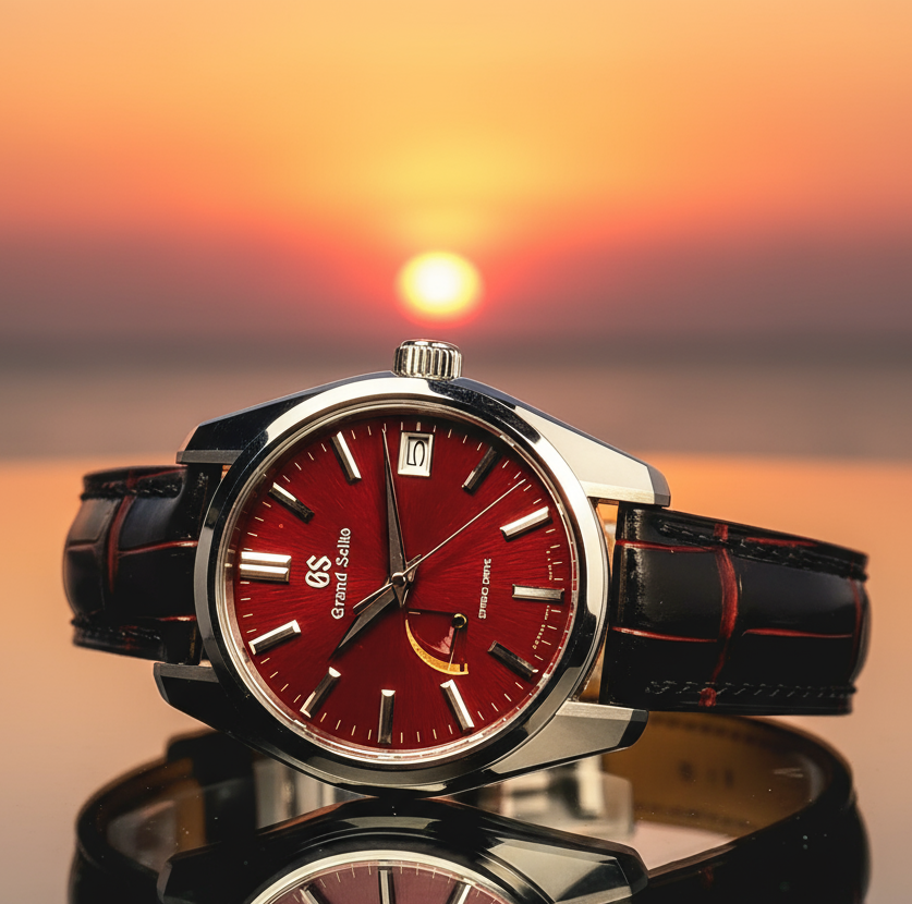 Grand Seiko Heritage Collection Spring Drive Heritage Collection Katana Red Complete BOX SET USA Limited Edition 199/500 Made World Wide