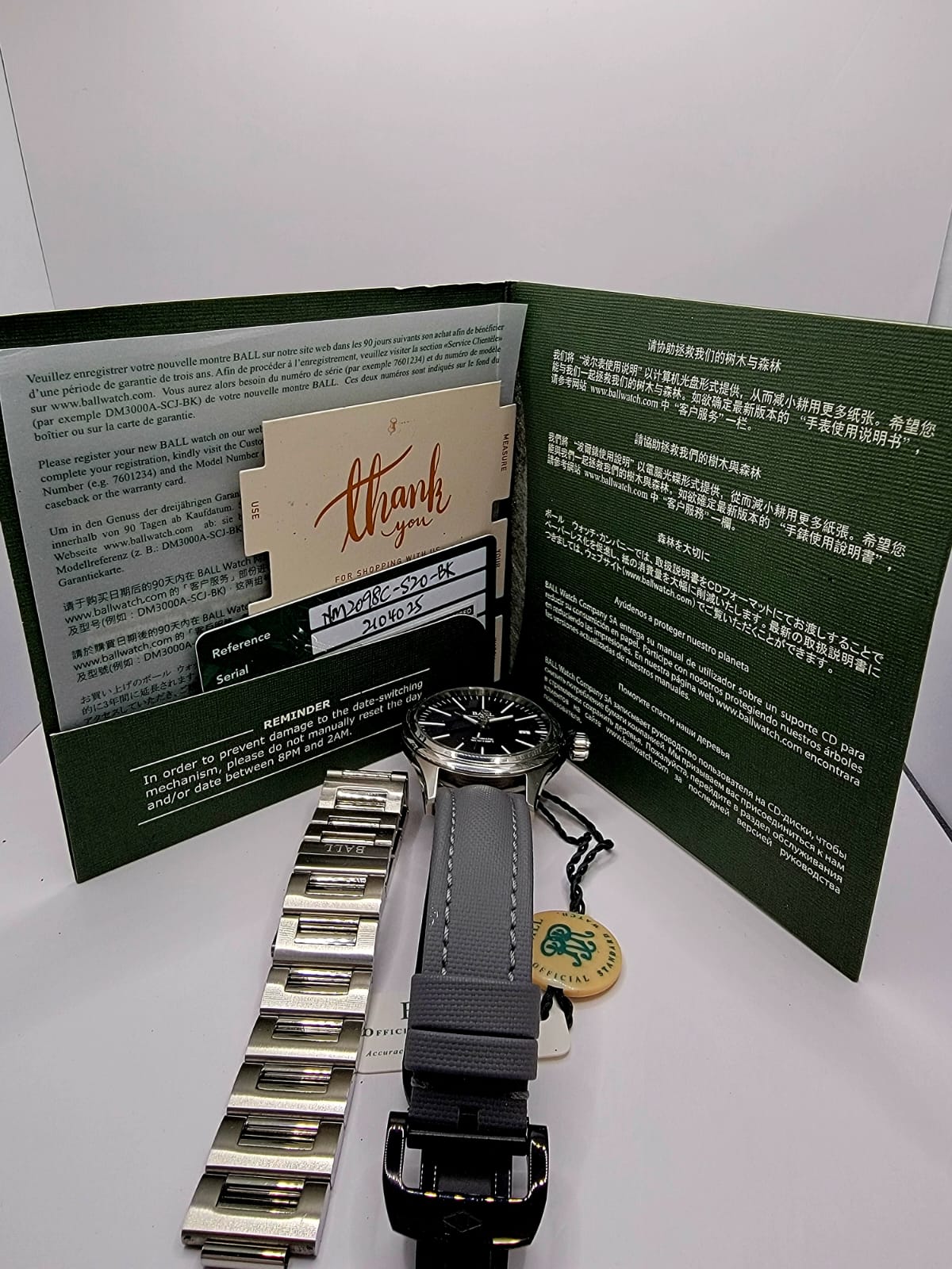 Ball Fireman Enterprise Automatic Ø 40mm NM2098C-S20J-BK