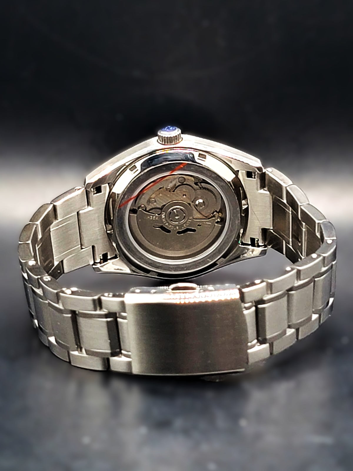 CUSTOM MOD GRAND SEIKO - HERITAGE - BLACK AND GOLD - AUTOMATIC WATCH