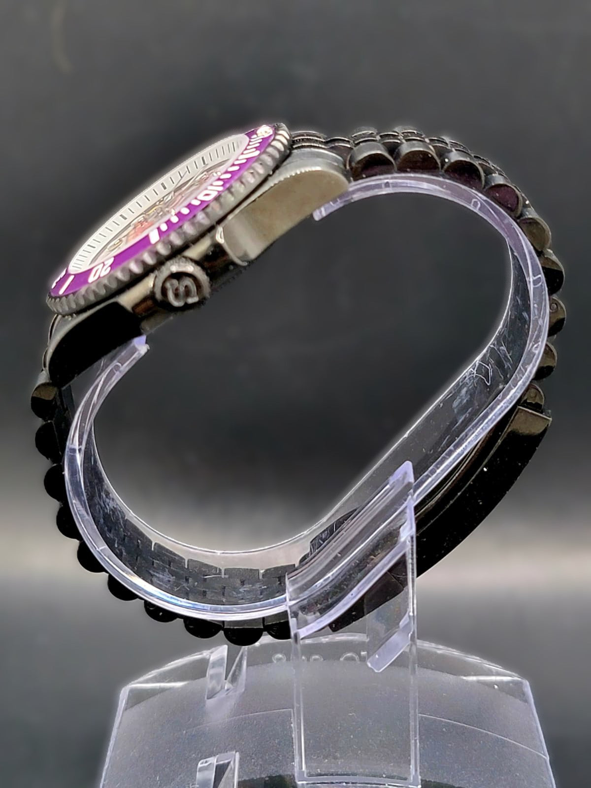 SEIKO STREET LIFE CUSTOM MOD w/ Black Jubilee Bracelet