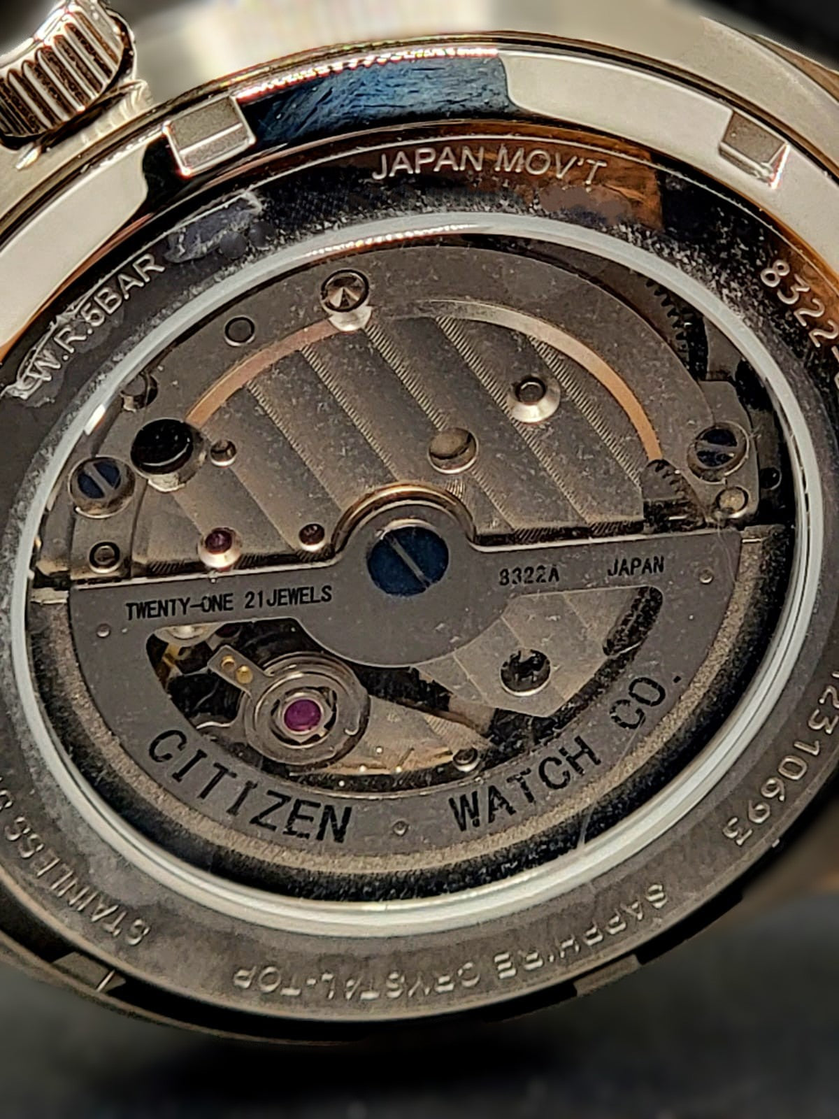 Citizen Black Mens Analogue Watch Tsuyosa NK5010-01H