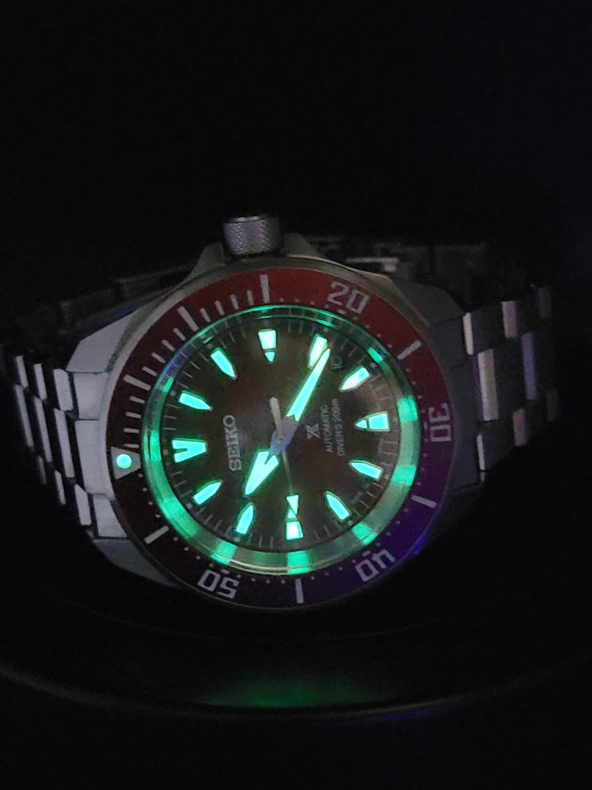 Seiko Samurai Prospex Automatic Diver Watch Red, 41.7mm, SRPL11