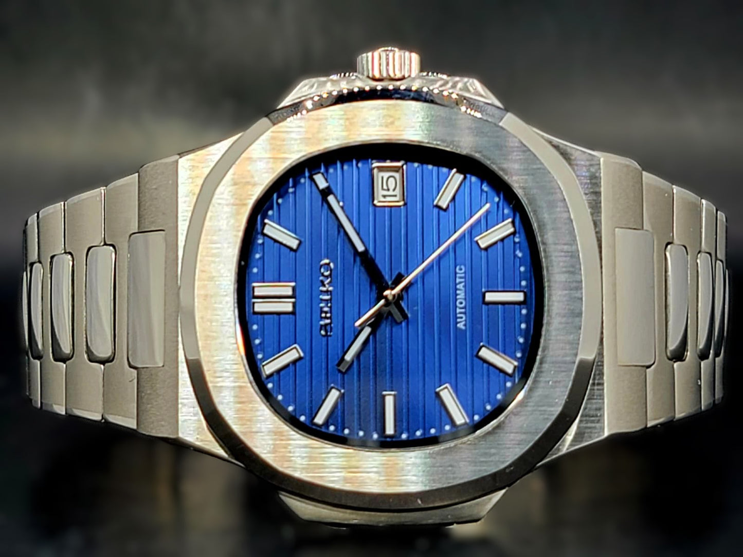 CUSTOM SEIKO NAUTILUS MOD WATCH Automatic Movement