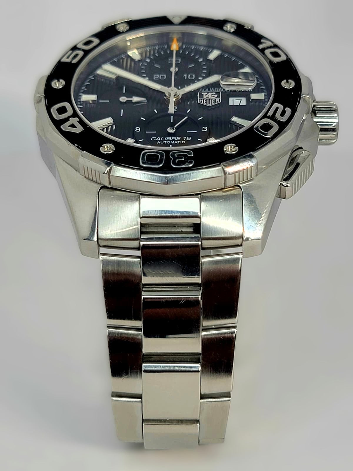 Tag Heuer Aquaracer CAJ2110 Automatic Chronograph Dive Sport Wrist Watch w/Box