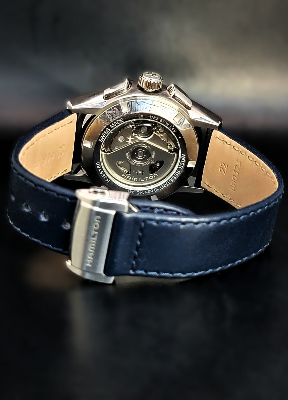 Hamilton Jazzmaster Performer Auto Chrono Blue Dial Watch, 42mm