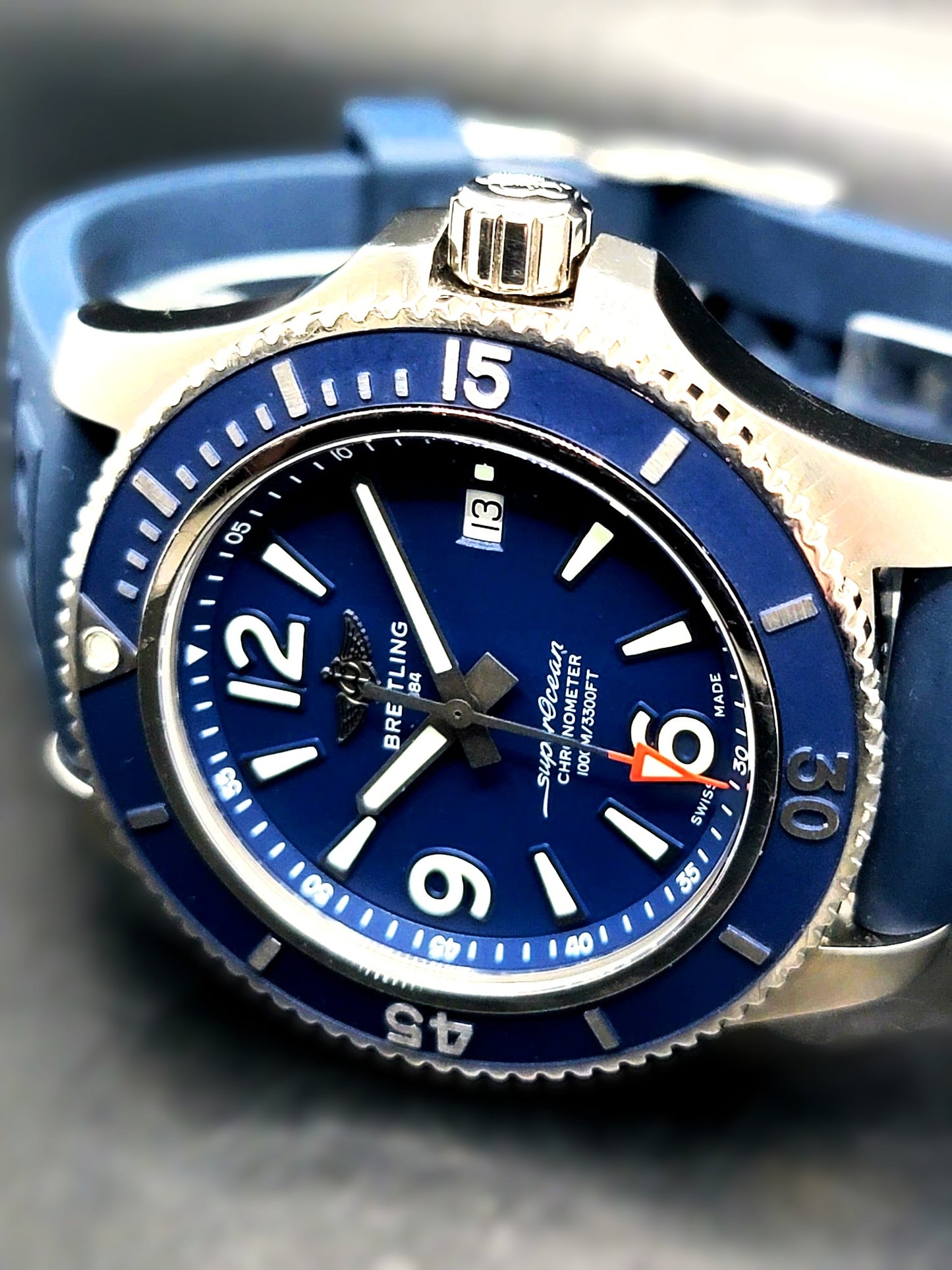 ***AAA+ PREMIER*** Breitling Superocean II Limited Edition Automatic 44 Mens Watch Model #: a17367d81c1s1 **USA SHIPPED**