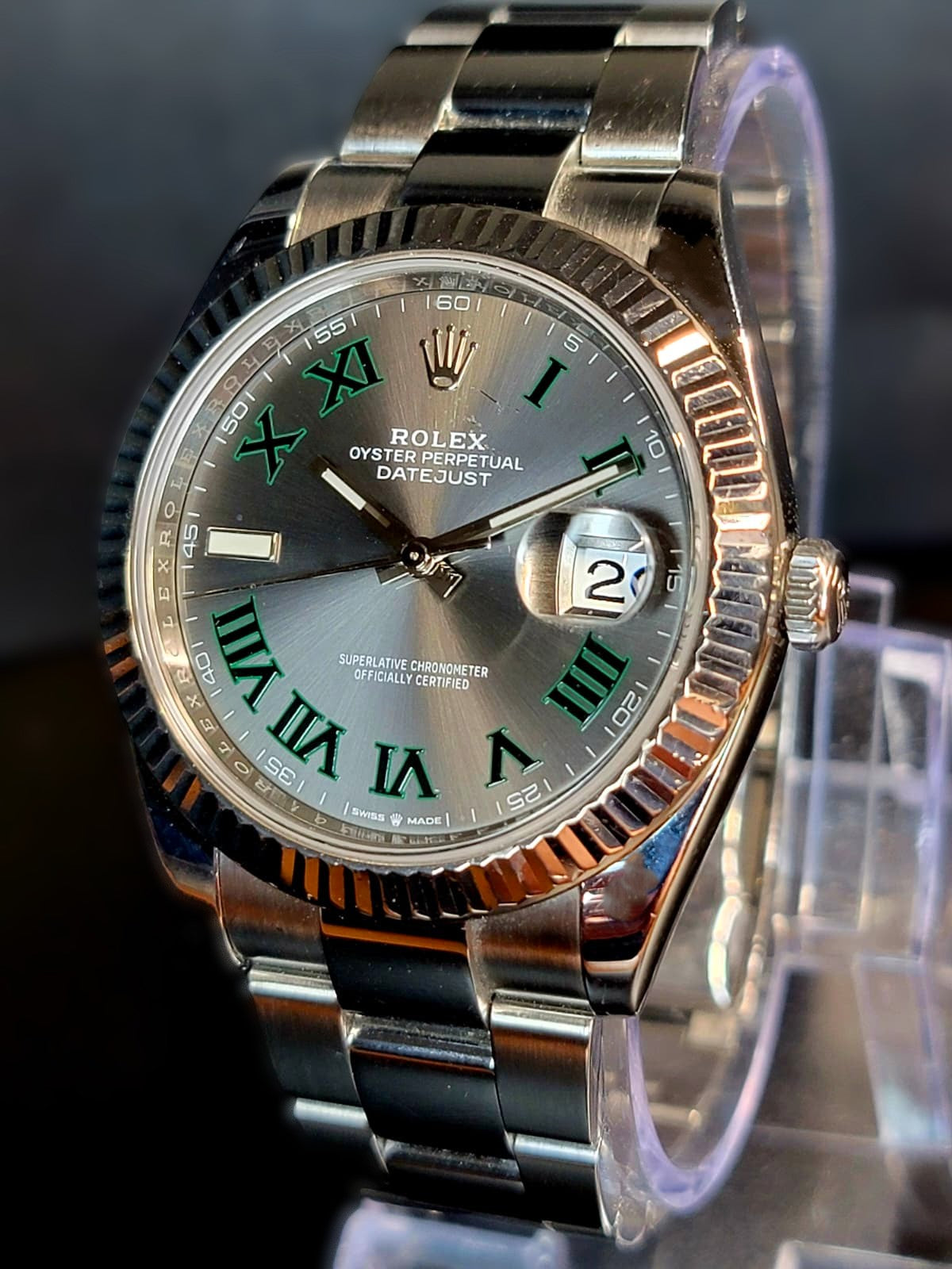 Rolex Datejust 41, Oystersteel and 18k White Gold, 41mm, Ref# 126334-0021