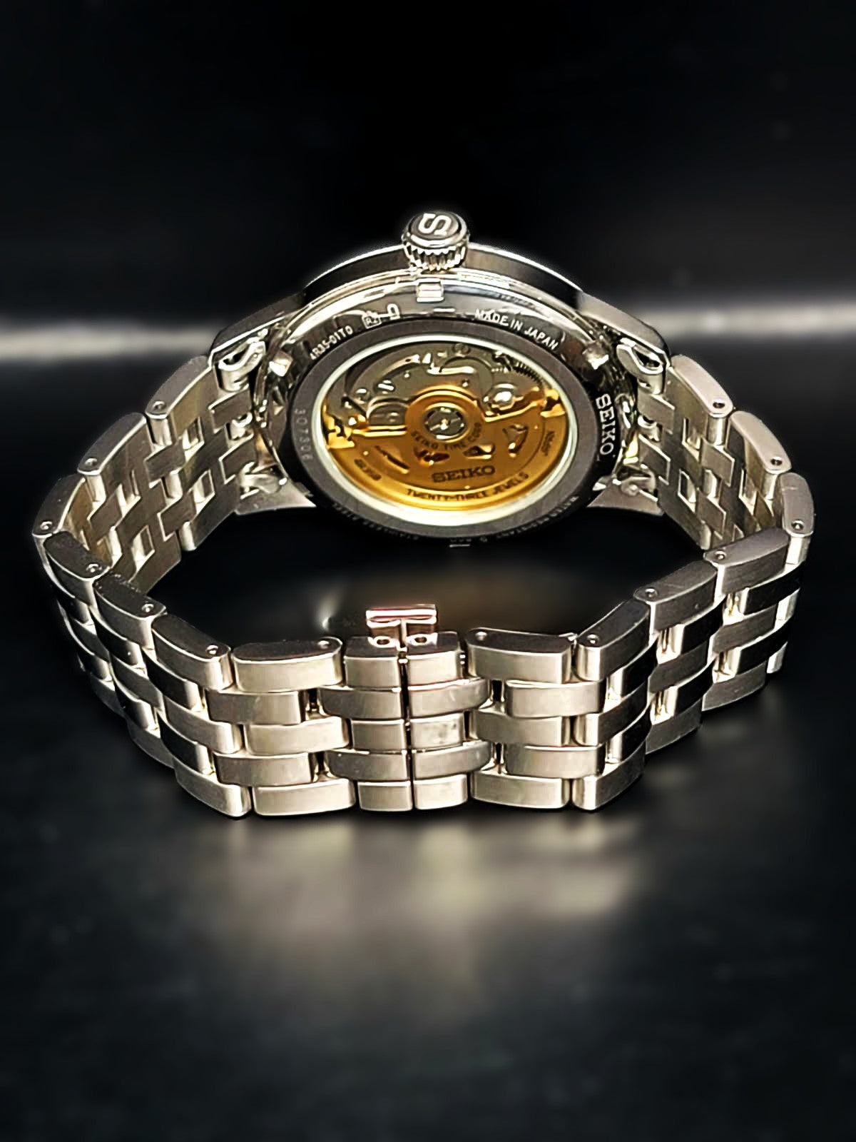 Seiko Presage Automatic Silver Dial Stainless Steel Men's Watch SRPB77