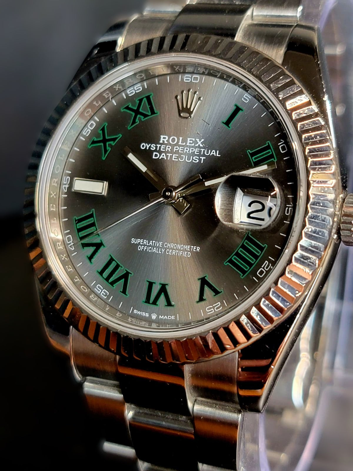 Rolex Datejust 41, Oystersteel and 18k White Gold, 41mm, Ref# 126334-0021