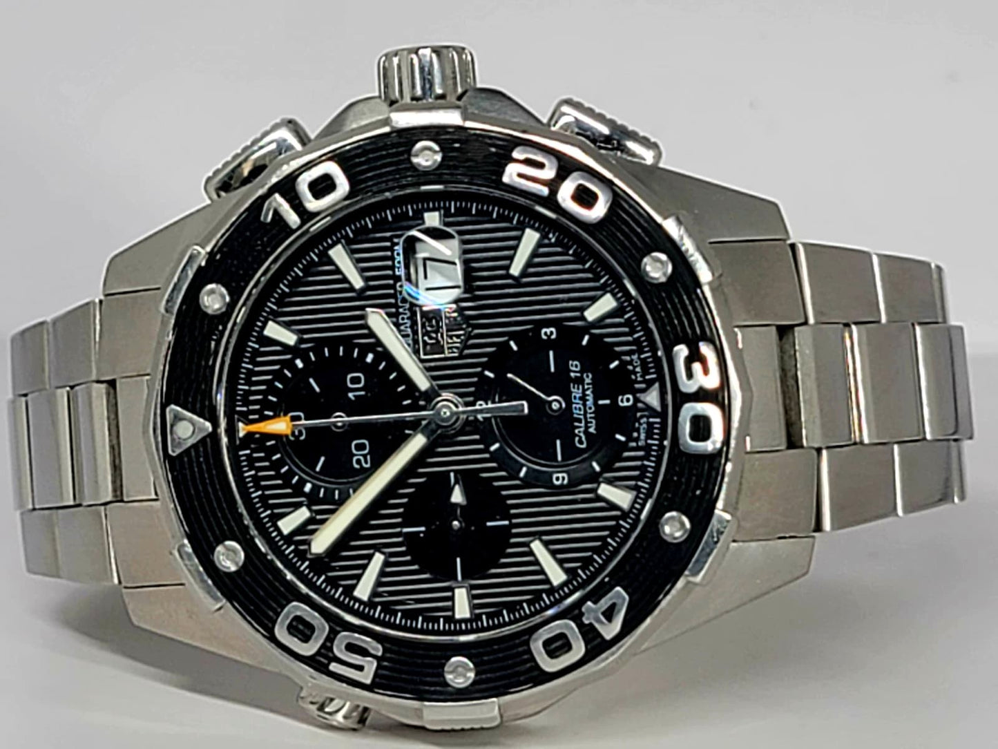 Tag Heuer Aquaracer CAJ2110 Automatic Chronograph Dive Sport Wrist Watch w/Box