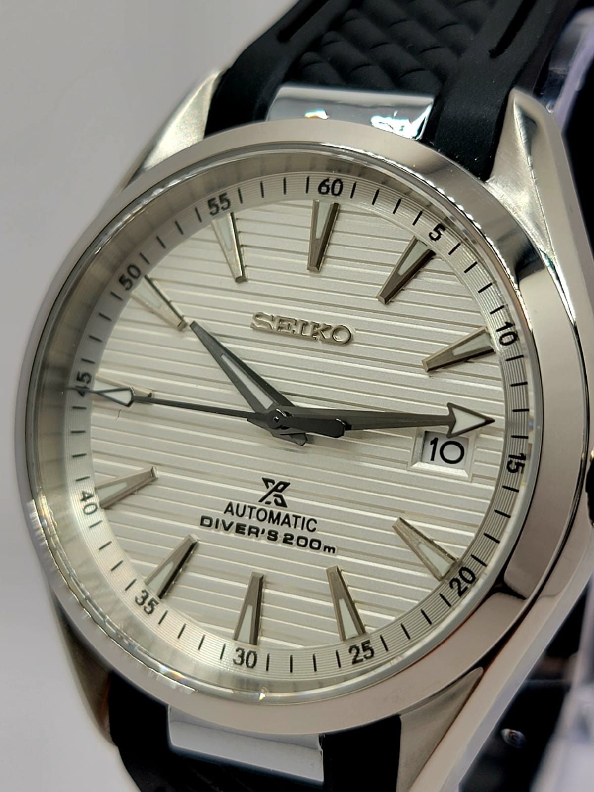 CUSTOM MOD SEAMASTER AQUA TERRA WHITE DAIL AUTOMATIC NH35 MOVEMENT NEW